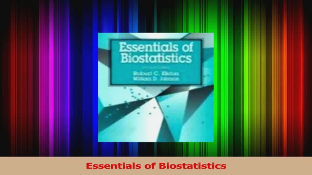 Essentials of Biostatistics Download