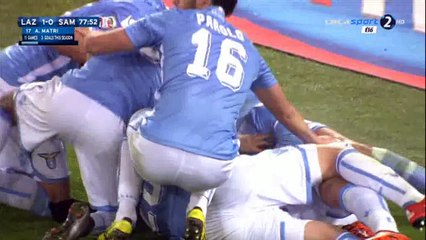 Alessandro Matri Goal - Lazio 1-0 Sampdoria - 14-12-2015