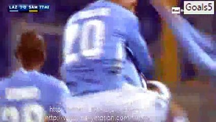 Alessandro Matri Goal Lazio 1 - 0 Sampdoria Serie A 14-12-2015