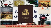 Read  Owls Hoot in the Daytime  Other Omens Selected Stories of Manly Wade Wellman Volume 5 Ebook Online