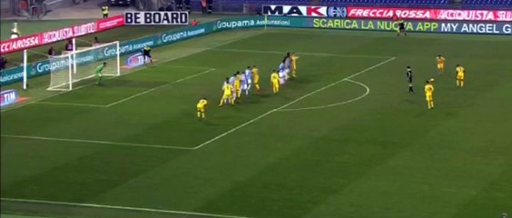 Lazio 1-1 Sampdoria: Ervin Zukanović Free kick goal