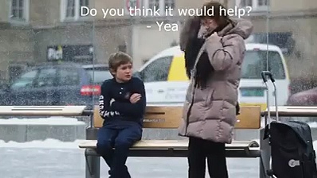 FREEZING BOY AND PUBLIC REACTION