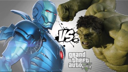 HULK VS IRON MAN (MARK III BLUE VERSION) - EPIC BATTLE