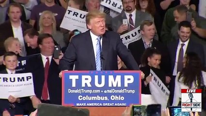 Donald Trump Does Ohio State Buckeyes “O-H! I-O!” Chant in Columbus