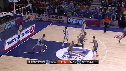 Highlights: Dinamo Banco di Sardegna Sassari - Maccabi Fox Tel Aviv