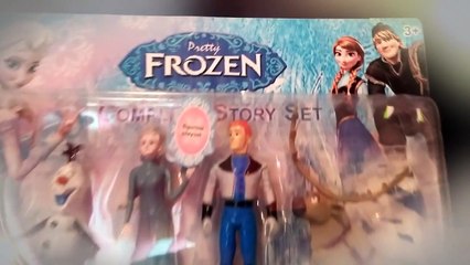 Color-Changers Cars FROZEN PLAY-SET UNBOXING #DISNEY COLLECTOR Magic-Clip dolls.