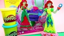 ARIEL PLAY DOH Tutorial Disney Prettiest Princess Ariel Vanity Little Mermaid Toy Playset