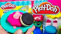 Play Doh Sweet Shoppe Frosting Fun Bakery How to Make Playdough Sweet Confections Hasbro T