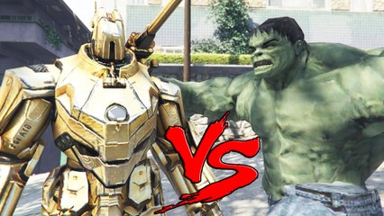 HULK VS HAMMER DRONE (IRON MAN) - EPIC BATTLE