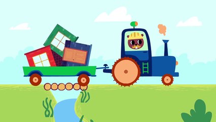 Развивающие мультики для малышей - Удивительная стройка - Учимся считать до трех