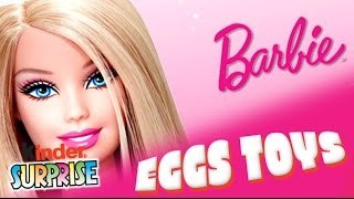 Barbie Toys & Minnie Mouse Surprise Eggs from Mickey Mouse Cartoons