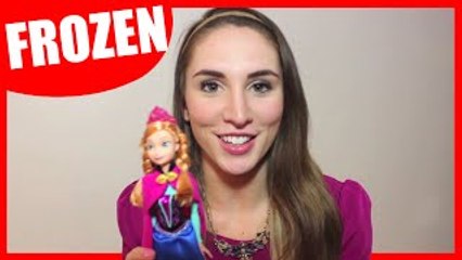 Frozen Movie 2013 Toys: Disney Princess Anna Doll Unboxing & Full Review
