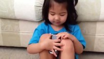 Japanese 4yr old tries to recite Bee and Puppycat episode to herself