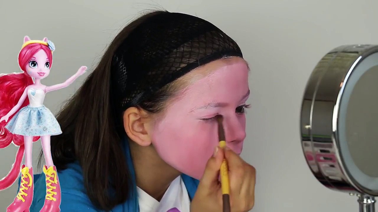 My Little Pony Pinkie Pie Makeup Tutorial! Equestria Girls Doll Cosplay | Kittiesmama