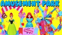 Disney Princess MagiClip Dolls Ride Roominate Ferris Wheel & Amusement Park   Barbie & Pol