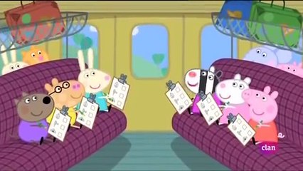 Peppa pig Castellano Temporada 3x18 Viaje en tren