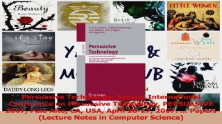 Download  Persuasive Technology Second International Conference on Persuasive Technology PERSUASIVE Ebook Free