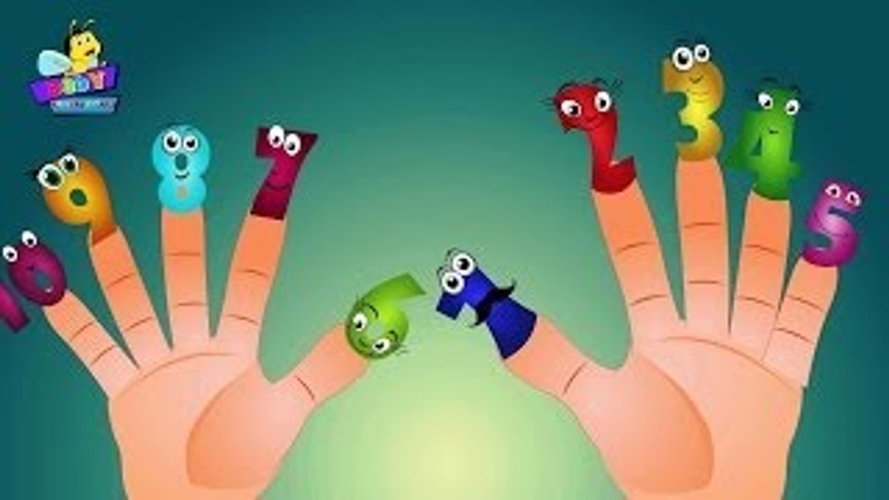 Finger Family Number Family | Ten Little Fingers | 10 Little Fingers | Ten little Numbers
