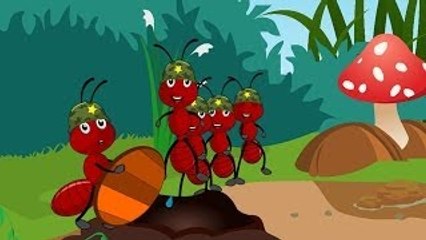 Ants Go Marching one by one Song | English Nursery Rhyme for children with lyrics