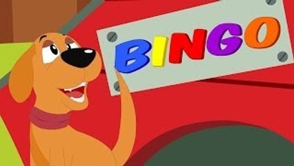 Catchy BINGO Dog Song with Lyrics | Fun Nursery Rhyme for Kids 🐶