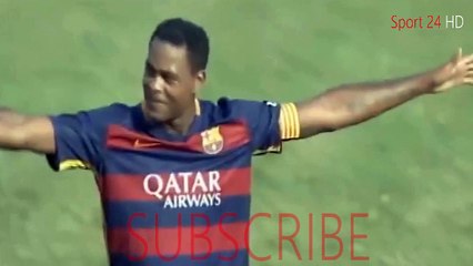 Patrick Kluivert scored an amazing 40-yard lob Goal - Barcelona legends vs Uganda All Stars 2015
