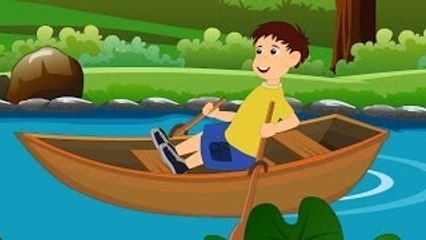Row Row Row Your Boat | Row Row Row Your Boat Nursery Rhyme With Lyrics