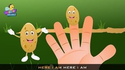 Finger Family | The Finger Family Potato Family Nursery Rhyme | Vegetable Finger Family So
