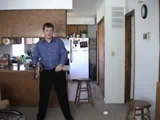 Régis Fait Du Tennis A La Maison