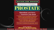 Prostate Questions You Have Answers You Need