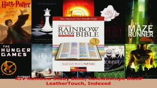 Read  KJV Rainbow Study Bible Kaleidoscope Black LeatherTouch Indexed PDF Free