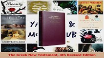PDF Download  The Greek New Testament 4th Revised Edition PDF Online