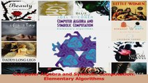 Read  Computer Algebra and Symbolic Computation Elementary Algorithms Ebook Free