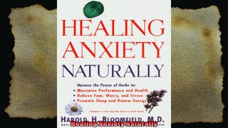 Healing Anxiety Naturally
