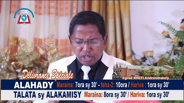 Te ho afaka va ianao 04 : Voahosotra hanafaka Jesosy mba hisian ny hafaliana - RHEFI Androndrakely
