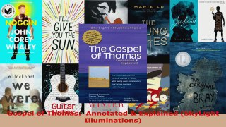 Read  Gospel of Thomas  Annotated  Explained SkyLight Illuminations Ebook Free