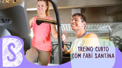 TREINO DE ESCADA PARA EMAGRECER COM FABI SANTINA