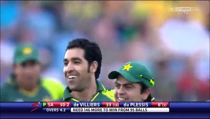 umar gul 5 wickets for 6 runs vs SA