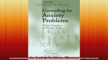 Counselling for Anxiety Problems Therapy in Practice