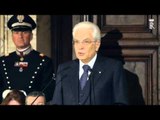 Roma - Presentazione degli auguri a Mattarella da parte del Corpo Diplomatico (14.12.15)