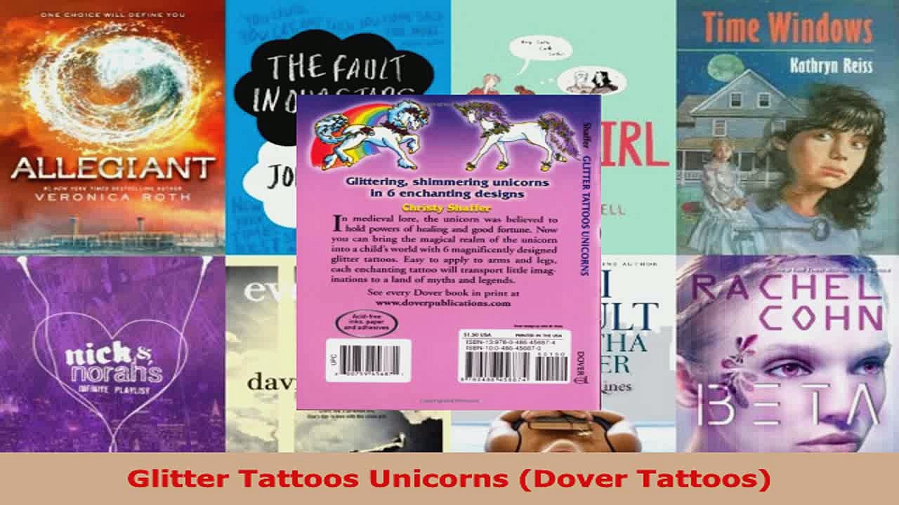 Read  Glitter Tattoos Unicorns Dover Tattoos EBooks Online