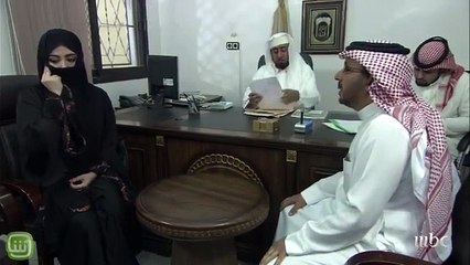 Check the Arabic girl during interview