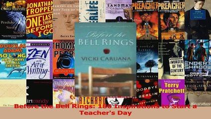 Before the Bell Rings 180 Inspirations to Start a Teachers Day Download