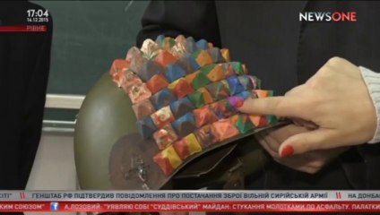 В Ровно Школьник придумал Каску для Упротых Хероев АТО.