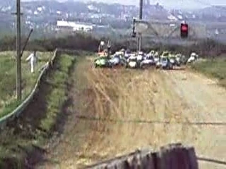 Départ kart cross 600 Villefranque 07