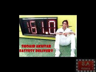 shoaib akhtar fastest delivery