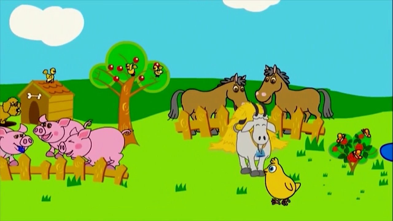 Мультики для самых маленьких. Ферма чисел. Цифры от 1 до 3. Считаем животных. Babyfirsttv