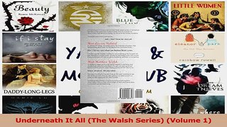Read  Underneath It All The Walsh Series Volume 1 Ebook Online