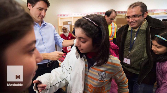 Syrian refugees are greeted with open arms in Canada