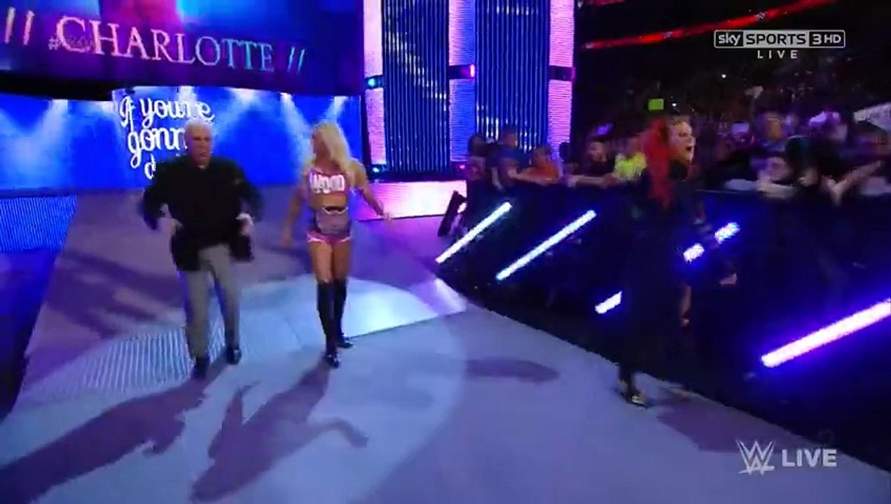 Brie Bella & Alicia Fox vs Charlotte & Becky Lynch