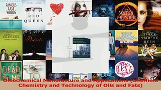 PDF Download  Oleochemical Manufacture and Applications Sheffield Chemistry and Technology of Oils and Read Online
